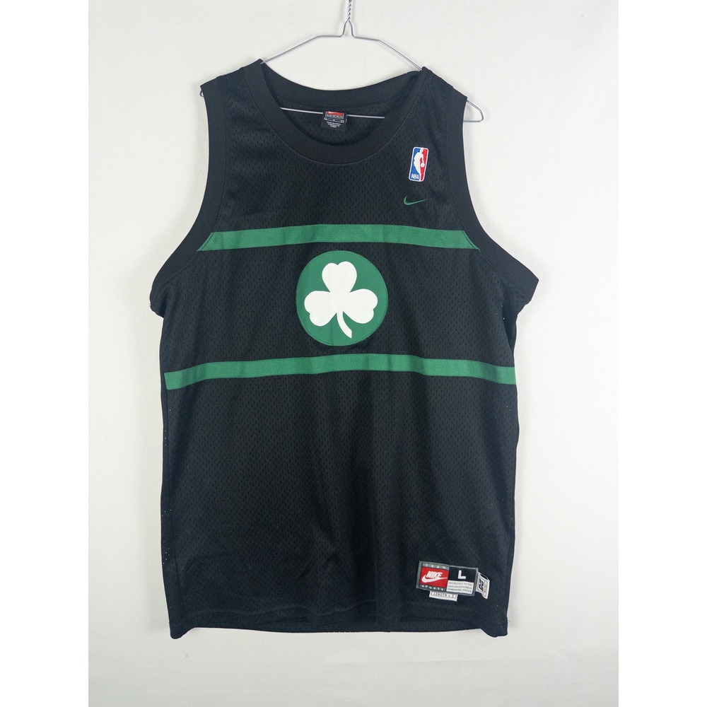 Vintage 90s Nike Team Boston Celtics NBA Paul Pierce #34 Jersey Mens L Black Str